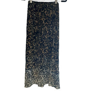 Cyndi Buck Design Idledale Colorado Ombre Green Washed Out Festival Boho Skirt